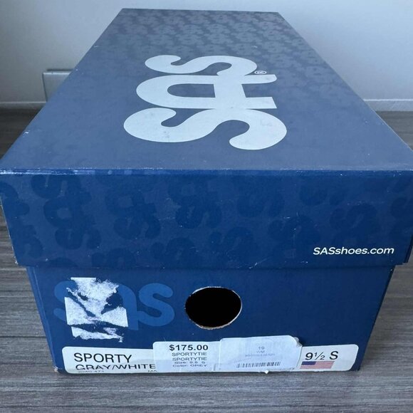 SAS Sporty Women's Lace Up Tennis Shoes $175 in Grey / White - Picture 5 of 15